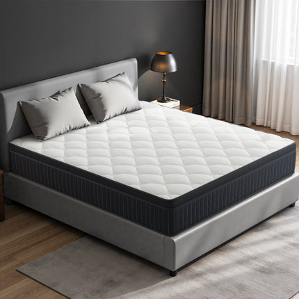 Twin Medium Hybrid Gel Memory Foam 12 in. Innerspring Breathable and Cooling Motion Isolation Mattress