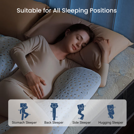 TWIN Medium Hybrid Gel Memory Foam 12 in. with Breathable and Bamboo Charcoal Cooling Layers Mattress