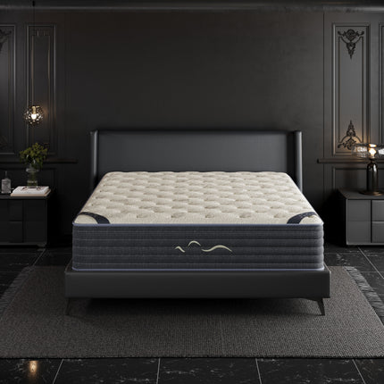 TWIN Medium Hybrid Gel Memory Foam 12 in. with Breathable and Bamboo Charcoal Cooling Layers Mattress