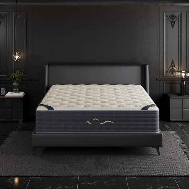 TWIN Medium Hybrid Gel Memory Foam 12 in. with Breathable and Bamboo Charcoal Cooling Layers Mattress