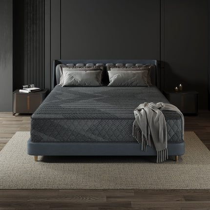 TwinXL Medium Hybrid Memory Foam 10 in. Breathable and Cooling Motion Isolation Mattress with CertiPUR-US and OEKO-TEX