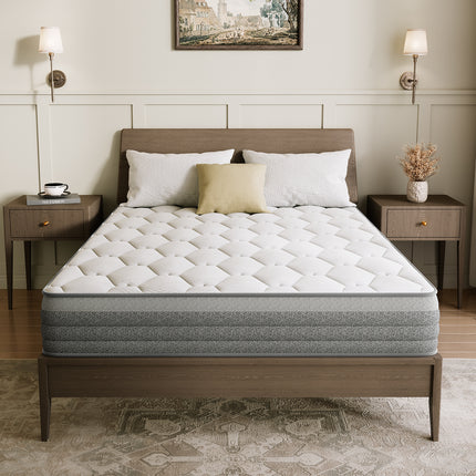 Innerspring Twin XL Medium Cooling Memory Foam 10 in. Bed-in-a-Box Mattress