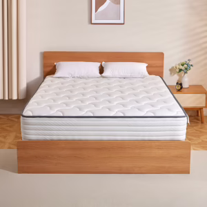 10-in Medium Full Hybrid Memory Foam/Coil Blend Mattress in a Box with Boxspring Included