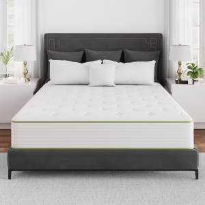 12-in Medium Twin Hybrid Memory Foam/Coil Blend Mattress in a Box with Boxspring Included